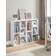 Vasagle Modern Floor Standing Storage Unit Cloud White Bokhylle 80cm