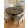 Roundhill Furniture Biony Espresso Tan Dining Set 48x48" 5