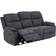 Actona Mora Dark Grey Sofa 196cm 3-Sitzer