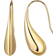 Forever Facets Over Drop Earrings - Gold