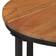 vidaXL Solid Acacia Wood Natural Sofabord 35x35cm