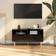 vidaXL 326784 High Gloss Black Fernsehschrank 90x48.5cm