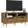 vidaXL 326785 Smoked Oak TV Bench 35.4x19.1"