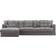 Decotique Le Grand Air Upholstery Grey Sofa 319cm 3-seter