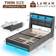 Rolanstar Bed Frame With LED Lights Twin