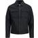 Jack & Jones Rocky Payton Faux Leather Jacket - Black/Jet Black