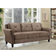 Lifestyle Solutions Harper Brown Sofa 80.3" 3 Seater