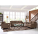 Lifestyle Solutions Harper Brown Sofa 80.3" 3 Seater