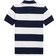 Polo Ralph Lauren Boy's Striped Cotton Mesh Polo Shirt - Navy/White