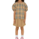 Burberry Kid's Check Stretch Cotton Blouse - Archive Beige