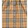 Burberry Kid's Check Stretch Cotton Blouse - Archive Beige