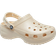 Crocs Classic Platform Glitter Clog - Vanilla