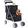 Dkeli 4 Wheels Double Dog Stroller for Small Medium Pet 50.8x101.6