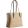 Coach Mollie Tote Bag In Signature Canvas - Gold/Lt Khaki/Lt Saddle