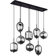 Globo Lighting Blacky Black/Smoke Pendelleuchte 120cm