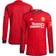 Adidas Men Manchester United 23/24 Long Sleeve Home Authentic Jersey