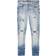 Amiri MX1 Dragon Lunar New Year Ripped & Patched Jeans - Vintage Indigo