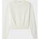 White + Warren Women's Organic Cotton Crewneck Cardigan Sweater