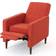 Red Barrel Studio Club Red Armchair 38"