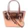 Michael Kors Jet Set Travel Extra Small Metallic Top Zip Tote Bag - Primrose