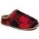 Deer Stags Kid's Lil Nordic Plaid - Red/Black