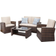 Shintenchi 4 Piece Outdoor Lounge Set