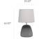 Simple Designs LT2058-GRY Gray Table Lamp 16.5"