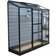 Halls Greenhouses Altan 3 1.3m² 3mm Aluminium Glas