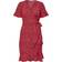 Only Mini Wrap Dress - Red/Mars Red