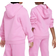 Nike Big Kid's Sportswear Club Fleece Hoodie - Playful Pink/White