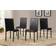 Roundhill Furniture Citico Black Dining Set 30x48" 5