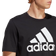 Adidas Essentials Single Jersey Big Logo T-shirt - Black