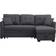 Alexent Sleeper Dark Gray Sofa 81.5" 3 Seater