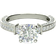 Viraj Gems Round Cut Engagement Ring - White Gold/Diamonds