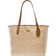 Coach City Tote Bag In Signature Canvas - Gold/Lt Khaki/Lt Saddle