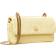 Tory Burch Mini Kira Moto Quilt Flap Bag - Lemon Swirl