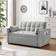 Bed Bath & Beyond Loveseat Gray Sofa 55.2" 2 Seater