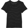 Pink Soft Seamless Short-Sleeve Sport T-shirt - Black