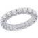 Jewelry Unlimited Bridal Eternity Ring - White Gold/Diamonds