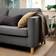 Ikea Parup Vissle Grey Sofa 206cm 3-Sitzer