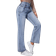 Shein EZwear Women's High-waisted Slant Pocket Bootcut Jeans