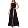 Adrianna Papell Colorblock Jumpsuit With Skirt Overlay - Black/Ivory
