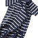 Polarn O. Pyret Striped Wraparound Babygrow - Blue