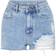 PrettyLittleThing Ripped Denim Mom Shorts - Vintage Wash