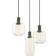 Normann Copenhagen Amp Large Smoke/Black Pendant Lamp 4.7"