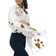 Ownta Dog & Cat Pattern Chiffon Silk Scarf - Multicolour