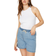 LTS Tie Waist Denim Shorts - Light Blue