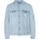 Karl Kani Paintsplatter Denim Trucker Jacket - Bleached Blue/White