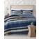 FairField Square Collection Austin Bedspread Blue (218.4x193)