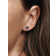 Pandora July True Eternity Circle Stud Earrings - Silver/Red